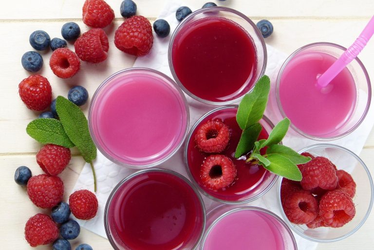 smoothie potion rouge